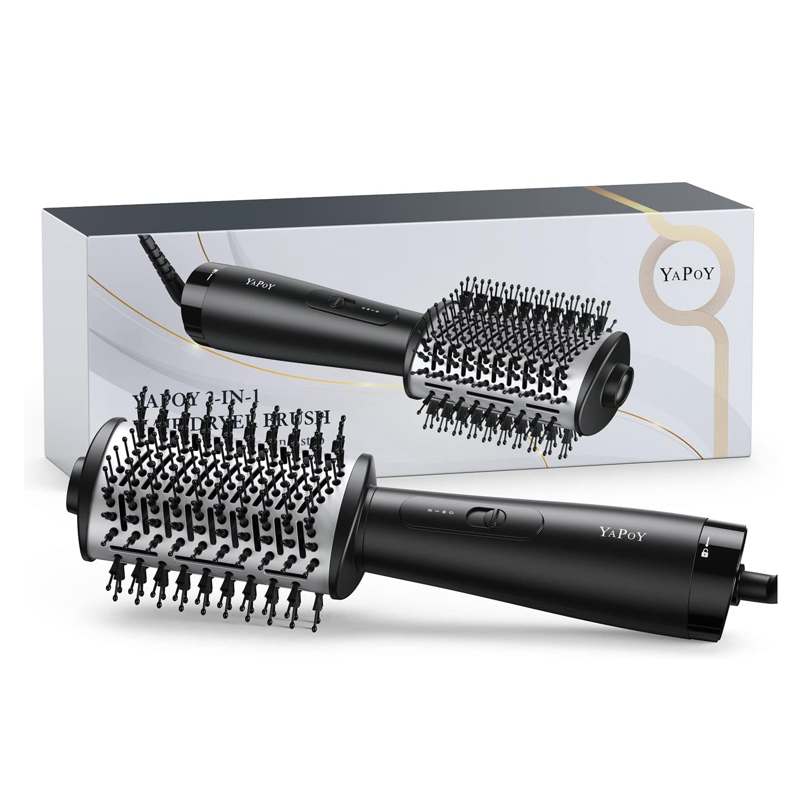 YAPOY 2-in-1 Hair Dryer Brush