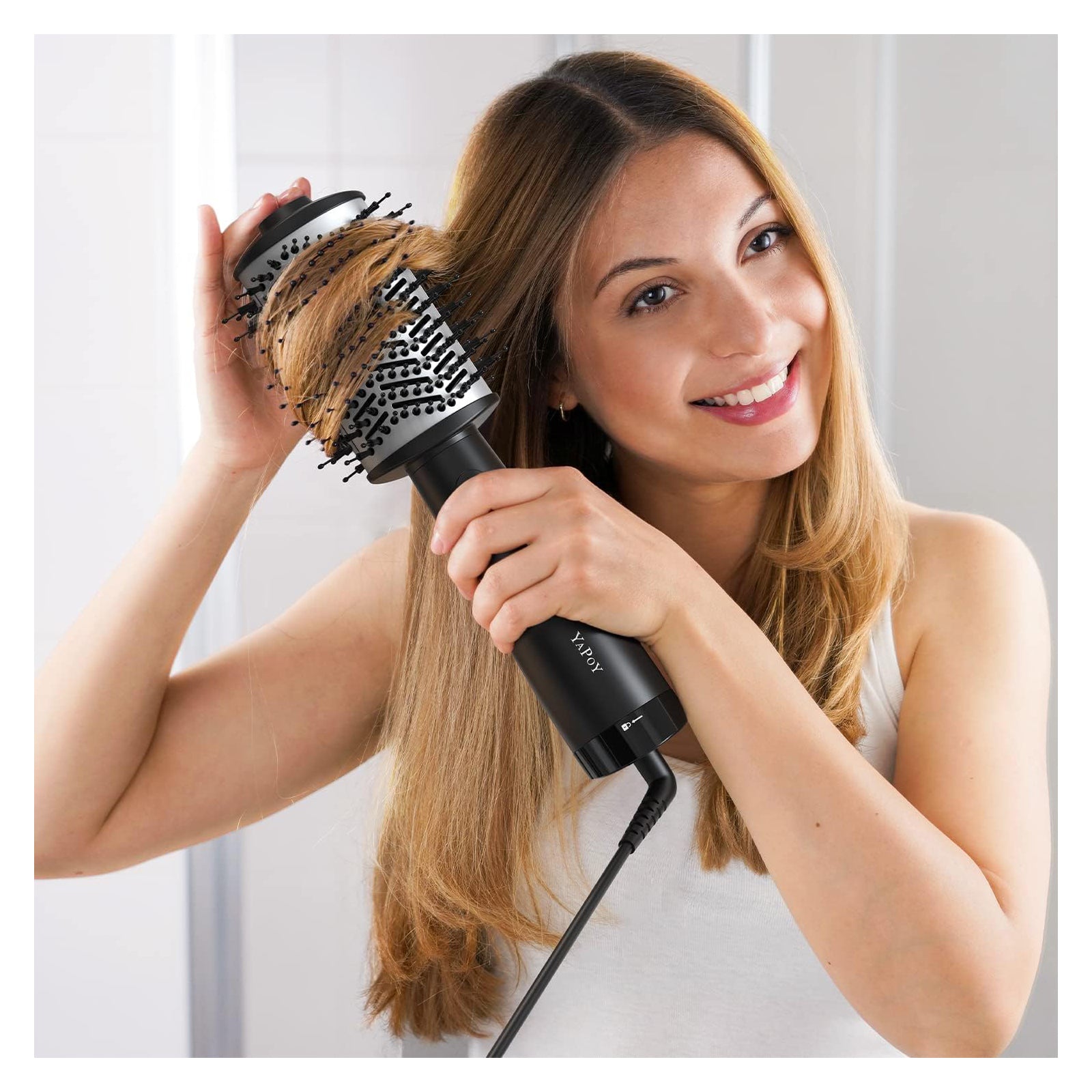 YAPOY 2-in-1 Hair Dryer Brush